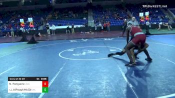 182 lbs Consolation - Nation Panguere, Lowell vs Justin AlPaugh McClean, Cranford