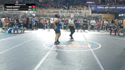 235 lbs Champ. Round 1 - Kenzie Barrett, South Dade vs Briana Durry, Matanzas