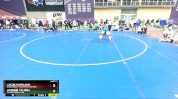 88-100 lbs Semifinal - Jacob Howland, Juggernaut Wrestling Systems vs Arthur Grubba, ISI Wrestling Club