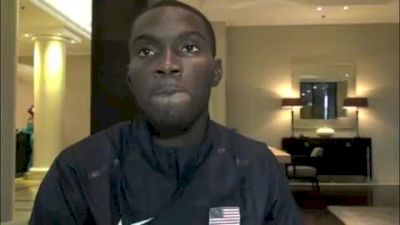 Kerron Clement on the road back from surgery in February