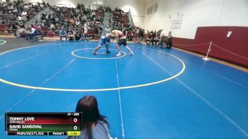 285 lbs Champ. Round 2 - David Sandoval, Lyman vs Tommy Love, Star Valley