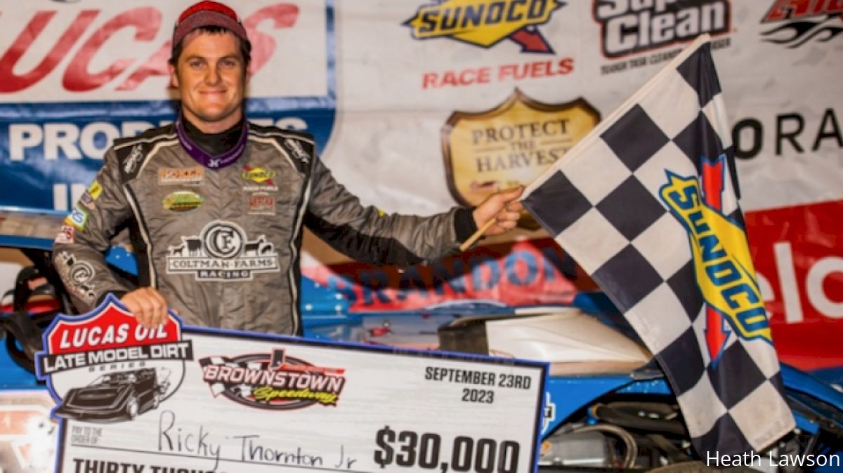 Ricky Thornton, Jr's Breakout Season Continues With Jackson 100 Victory