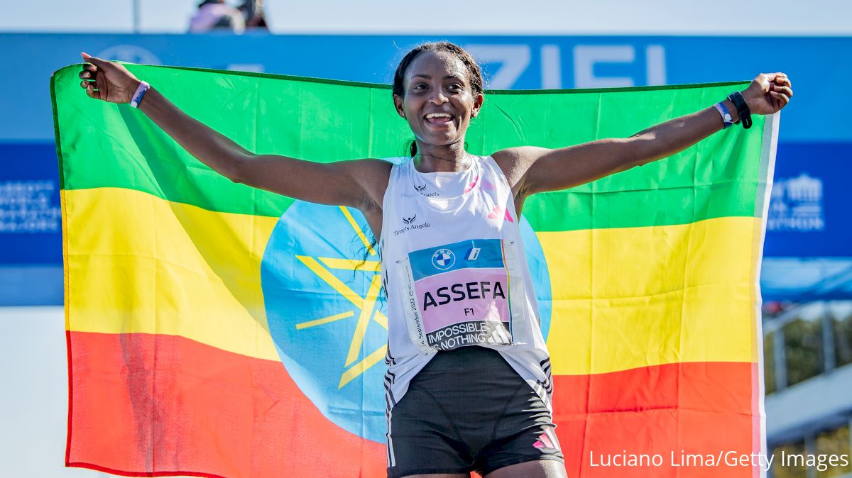 Supershoe-Wearing Tigist Assefa Amazes In Brilliant Marathon Performance