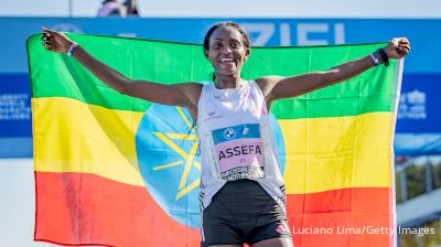 Supershoe-Wearing Tigist Assefa Amazes In Brilliant Marathon Performance