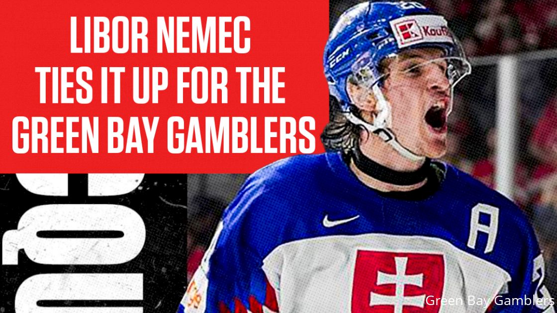 Libor Nemec Ties The Game Up Late For The Green Bay Gamblers