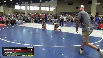 70 lbs Cons. Round 3 - Wyatt Ballay, Mcminn Tribe Wrestling Club vs Nathaniel Sciambra, Gladiator Academy