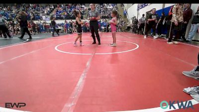 49-52 lbs Rr Rnd 1 - Denver Allen, Barnsdall Youth Wrestling vs Zelpha Andersen, Wyandotte Youth Wrestling
