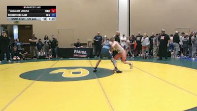 120 lbs Cons. Quarters - Jagger Locke, Bishop McCort vs Dominick Sam, Iron Faith