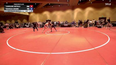 190 lbs 1st Place Match - Caroline Hattala, Pennsylvania vs Mahalia Adams, Virginia