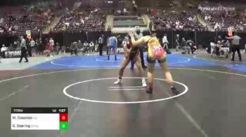 170 lbs Quarterfinal - Mariyah Casados, Asg vs Grace Doering, Somar