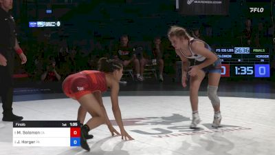 106 Final - Horger (PA) vs Solomon (CA)