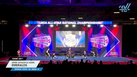 Spirit Athletics Gems - Emeralds [2025 L1 Youth - D2 - Small - D Day 1] 2025 NCA All-Star National Championship