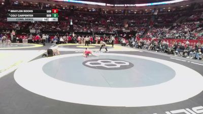 144 lbs Cons. Semis - Braylon Books, Garaway vs Colt Carpenter, Barnesville