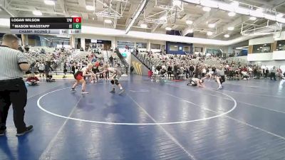 157 lbs Champ. Round 2 - Logan Wilson, Team Prestige Wrestling vs Mason Wagstaff, Evanston Elite