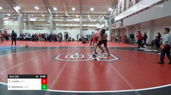 Consolation - Colin Lawler, NC State vs Edwin Ramierez, Newberry