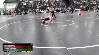 126 lbs Round 1 (16 Team) - Isaac Ekdahl, Millard South vs Coleman Firme, Sedgwick County/Fleming