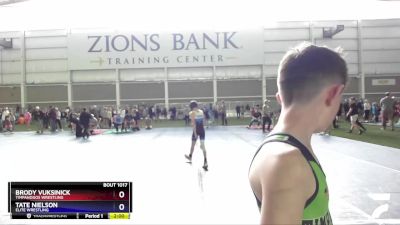 78 lbs Quarterfinal - Brody Vuksinick, Timpanogos Wrestling vs Tate Nielson, Elite Wrestling