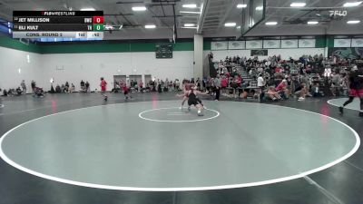 132 lbs Cons. Round 2 - Eli Kult, The Hideout vs Jet Millison, Bobcat Wrestling Club