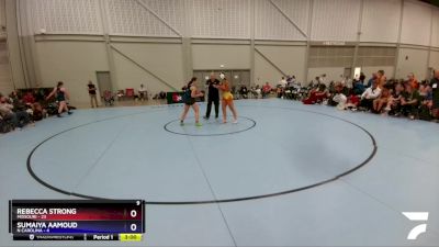 152 lbs Round 4 (6 Team) - Rebecca Strong, Missouri vs Sumaiya Aamoud, N Carolina