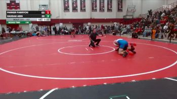 157 lbs Cons. Round 2 - Parker Fabrycki, Clackamas Community College vs Hassan Abdi, Evergreen State College