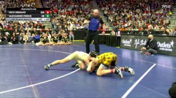 3A-113 lbs 1st Place Match - Nico DeSalvo, Southeast Polk vs Alexander Pierce, Iowa City, West