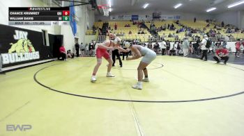 170 lbs Semifinal - Chance Krumrey, Grove vs William Davis, Har-Ber High School