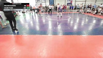 285 lbs Rr Rnd 3 - William Glesing, Indiana Outlaws Black vs Caleb Tyler, Team Shutt NXT GEN