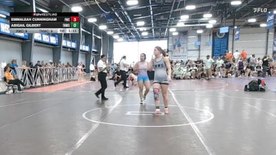 126 lbs Rr Rnd 1 - Emmaleah Cunningham, Wrecking Crew Dream Crushers vs Abigail Gilbert, TNWC Divas