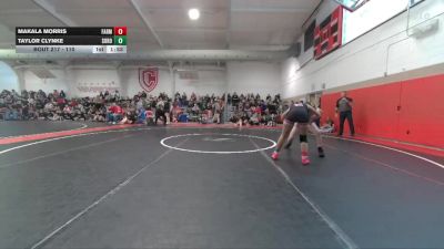 110 lbs Quarterfinal - Makala Morris, Farmington vs Taylor Clynke, Soroco