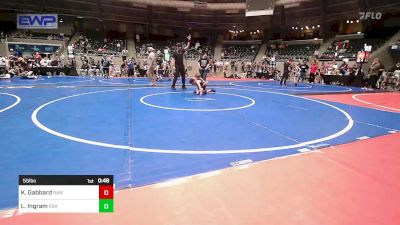 55 lbs Semifinal - Kason Gabbard, Raw Wrestling Club vs Larenz Ingram, RSA RedStorm