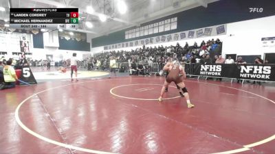144 lbs Cons. Round 2 - Michael Hernandez, Santa Fe vs Landen Cordrey, Temecula Valley