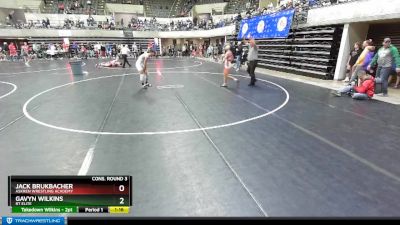 120 lbs Cons. Round 3 - Jack Brukbacher, Askren Wrestling Academy vs Gavyn Wilkins, RT Elite