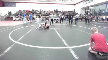 49 lbs Semifinal - Uriah Guebara, Maize vs Chevy Plank, Team Of Hard Knox