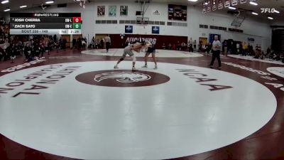 149 lbs 3rd Place Match - Zach Sato, Wisconsin-Eau Claire vs Josh Cherba, Wisconsin-La Crosse