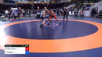 72 kg Semifinal - Noah Wachsmuth, Colorado vs Ryan Wheeler, Washington