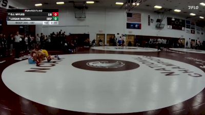 197 lbs Cons. Round 3 - D.J. Myles, St. Johns (mn) vs Logan Neitzel, Wisconsin-Stevens Point