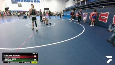 130-136 lbs Round 2 - Jeremy Kepp, CWC Thunder vs Kristian Martin, Glenrock Wrestling Club