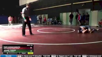 120 lbs Round 2 - Amare Chavez, South Tama County vs Tate Schwickerath, New Hampton/Turkey Valley