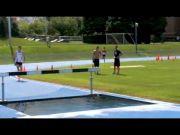 BYU 800m runner vs. 3000m Steeplechasers in 1K steeple