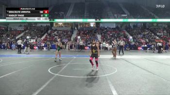 90 lbs Champ. Round 1 - Hadley Page, Linn County vs Gracelyn Urrutia, The Best Wrestler