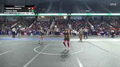 90 lbs Champ. Round 1 - Hadley Page, Linn County vs Gracelyn Urrutia, The Best Wrestler