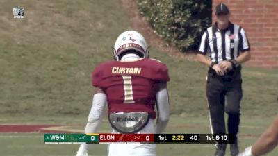 WATCH: Caleb Curtain Had A Huge Game Against William & Mary