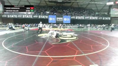 Boys 3A 165 lbs Cons. Round 7 - Bryson Keller, Mount Vernon vs Jesse Anderson, Central Kitsap