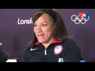 U.S. Olympic Women's Wrestling Team press conference in London