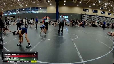 76 lbs Round 3 (8 Team) - Logan Lakhlani, Ohio Gold vs Benex Velasco, North Carolina National Team