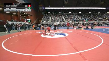 2A-126 lbs Quarterfinal - Wyatt Miller, Kemmerer vs Grant Ashurst, Niobrara County