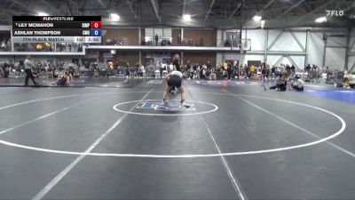 131 lbs 7th Place Match - Lily McMahon, Simpson vs Ashlan Thompson, Central Methodist University