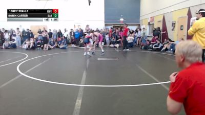 132 lbs Quarters - Brey Stahle, Idaho Gold Wrestling Club vs Sorin Carter, Idaho