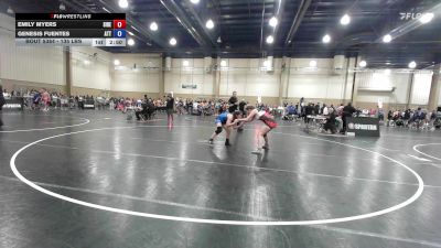 135 lbs Quarterfinal - Emily Myers, Sirens Demise vs Genesis Fuentes, Attack Wrestling Club