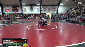 Round 1 - John Feikert, Keokuk Kids Wrestling Club vs Cameron Dilks, New London Tiger Cub Wrestling